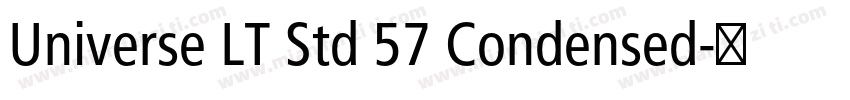 Universe LT Std 57 Condensed字体转换